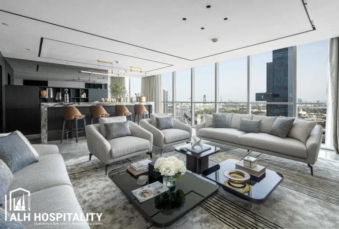 Presidential suite at Sheraton Grand, Sheikh Zayed Road — private cinema room