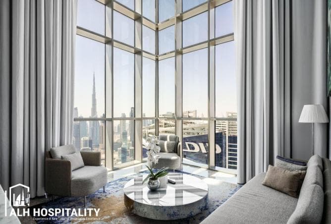 One-bed penthouse loft at SLS Dubai — 2,421 sqft, full Burj view