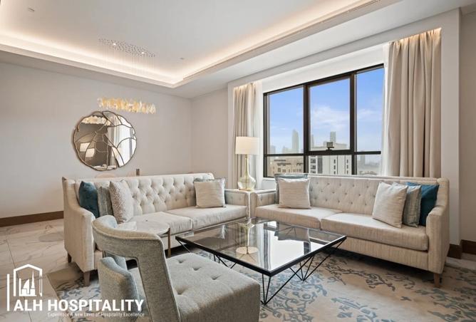 Serviced two-bed suite at Al Jaddaf Rotana — 2,150 sqft